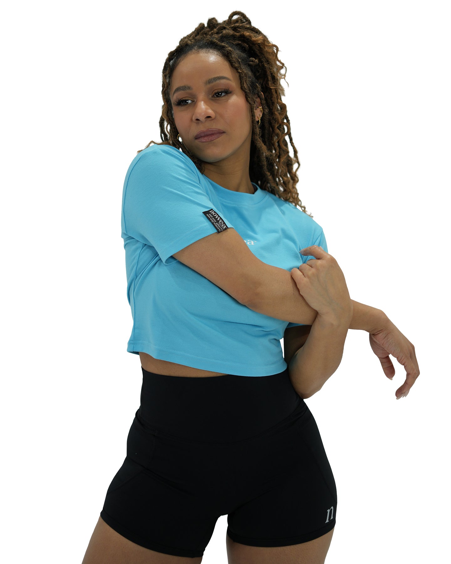 Origin Crop T-Shirt // Sky Blue
